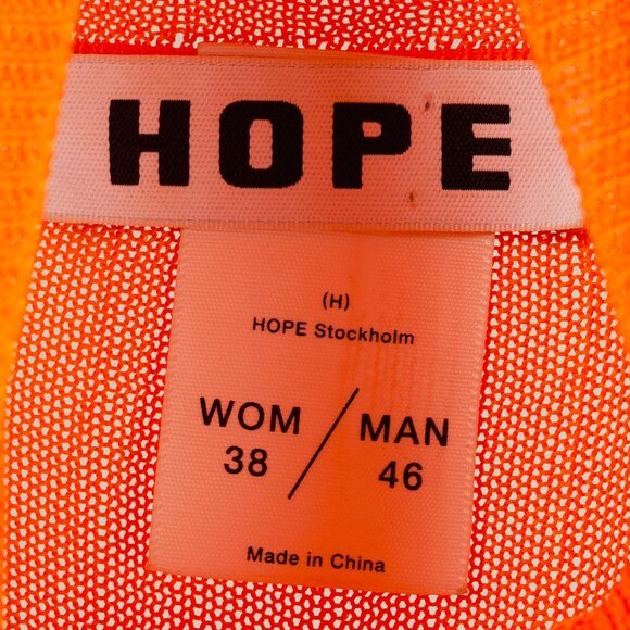 Hope Shape Orange Ribbed Turtleneck Sweater - Picture 7 of 11